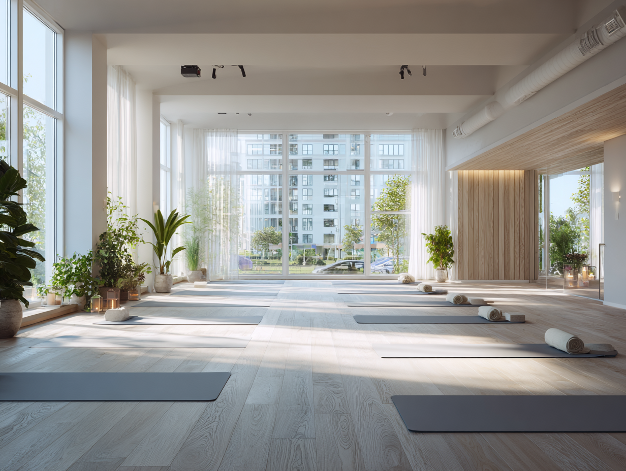 Мирна атмосфера для йоги та медитації